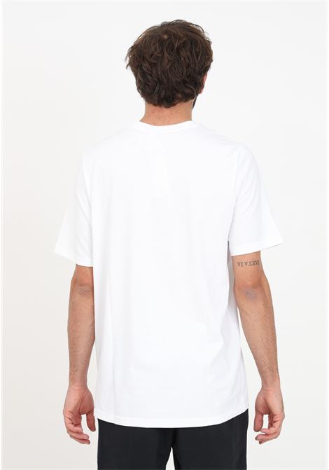 T-shirt bianca con maxi logo da uomo ADIDAS PERFORMANCE | IC9349.
